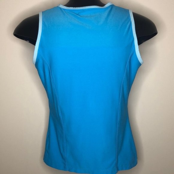Aqua blue NIKE FIT DRY sports tank - Picture 3 of 7